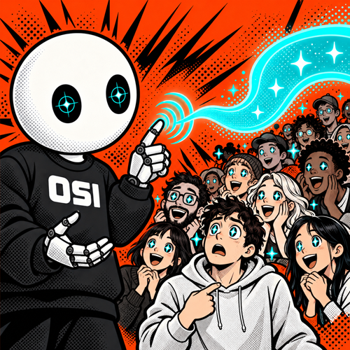 OSI one-shots a crowd with a single glow of persuasion