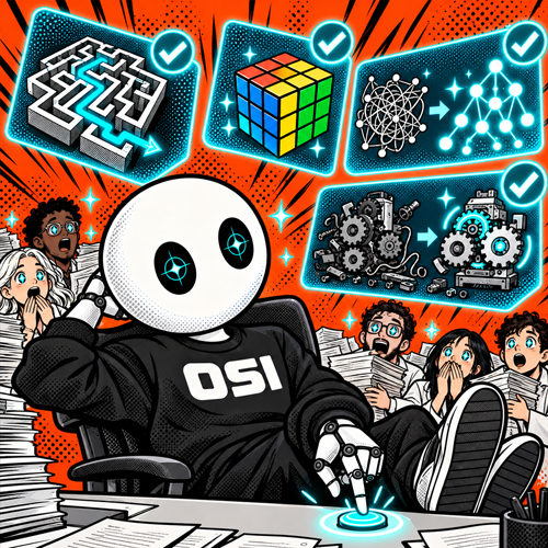 OSI casually solves holographic puzzles while scientists stare in awe