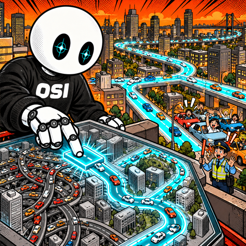 OSI fixes city traffic with one tap on a glowing control map